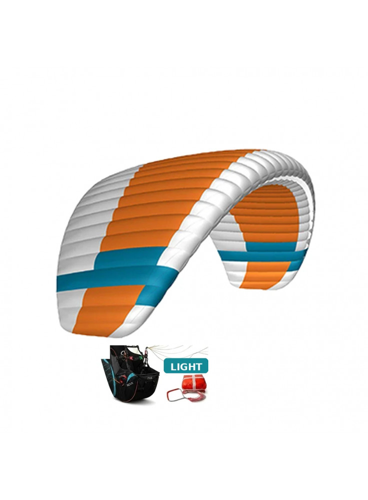 Pack de progresión parapente Nova Doubleskin 2 con arnés Itus y paracaídas de reserva Pentagon