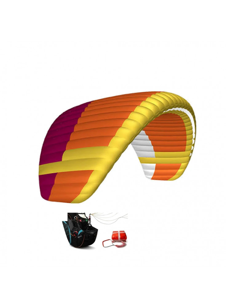 Pack de iniciación parapente Nova Prion 6 con arnés Itus y paracaídas de reserva Pentagon